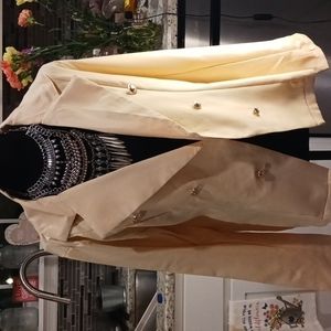 Women's Business Casual Beige Blazer.